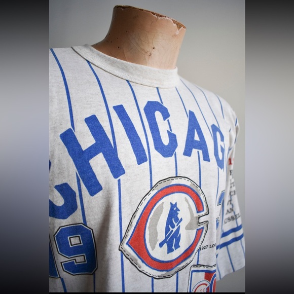 Vintage Rare 1990s Chicago Cubs Jersey Tee - Picture 3 of 10